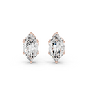 Six-Prong Marquise-Cut Diamond Stud Earrings – 3.00 CTW