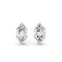 Six-Prong Marquise-Cut Diamond Stud Earrings – 3.00 CTW