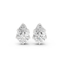 Six-Prong Pear-Cut Diamond Stud Earrings – 3.00 CTW