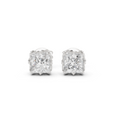 Eight-Prong Princess-Cut Diamond Stud Earrings – 3.00 CTW