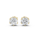 Eight-Prong Round Diamond Stud Earrings – 3.00 CTW